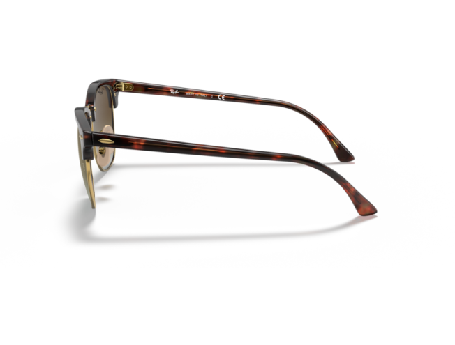 P&auml;ikeseprillid Ray-Ban Clubmaster Red Havana Green Gradient Flash M