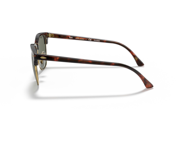 P&auml;ikeseprillid Ray-Ban Clubmaster Tortoise on Gold G-15 Green XXL