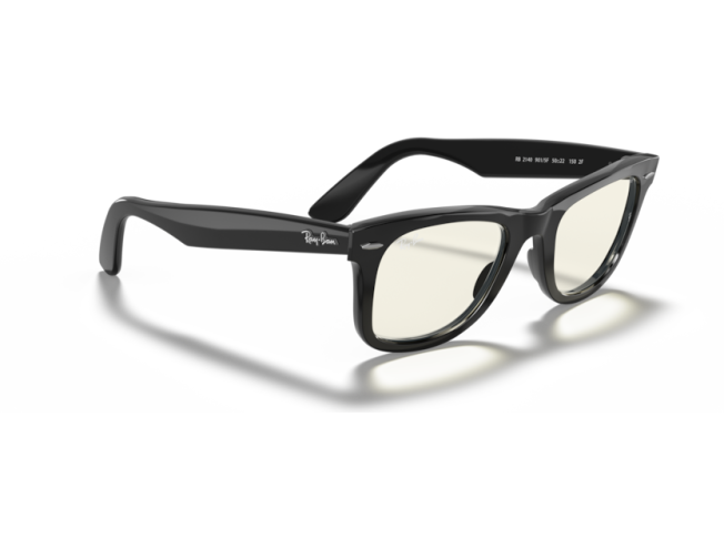 P&auml;ikeseprillid Ray-Ban Wayfarer Black Clear Grey Photochromic L