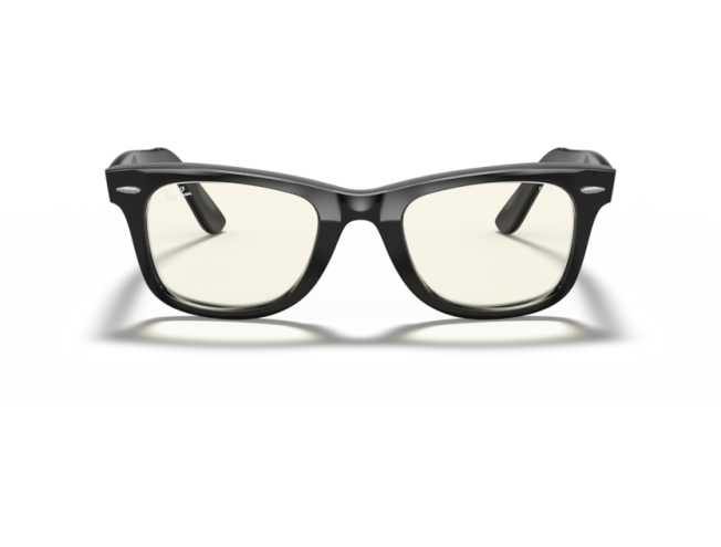 P&auml;ikeseprillid Ray-Ban Wayfarer Black Clear Grey Photochromic XXL