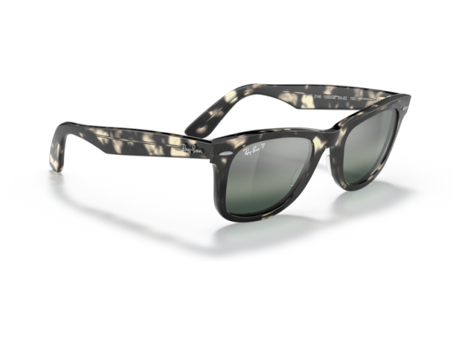 P&auml;ikeseprillid Ray-Ban Wayfarer Grey Havana Silver/Blue L