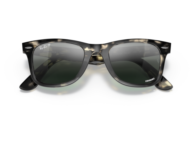 P&auml;ikeseprillid Ray-Ban Wayfarer Grey Havana Silver/Blue L
