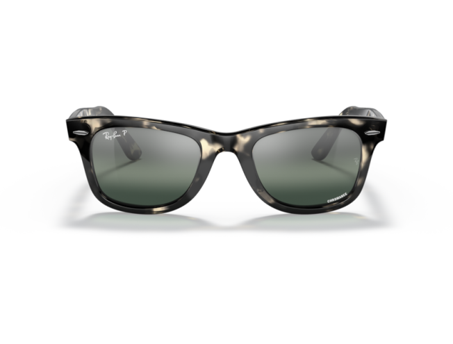 P&auml;ikeseprillid Ray-Ban Wayfarer Grey Havana Silver/Blue L