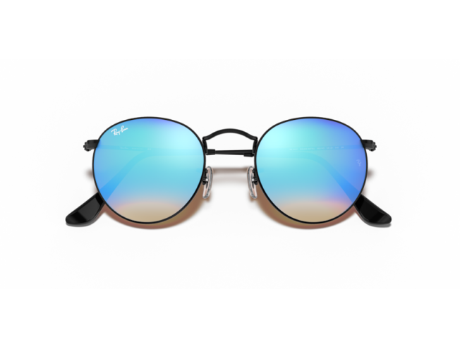 Päikeseprillid Ray-Ban Round Metal Black Blue L