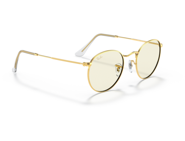 Päikeseprillid Ray-Ban Round Metal Gold Clear Photochromic L