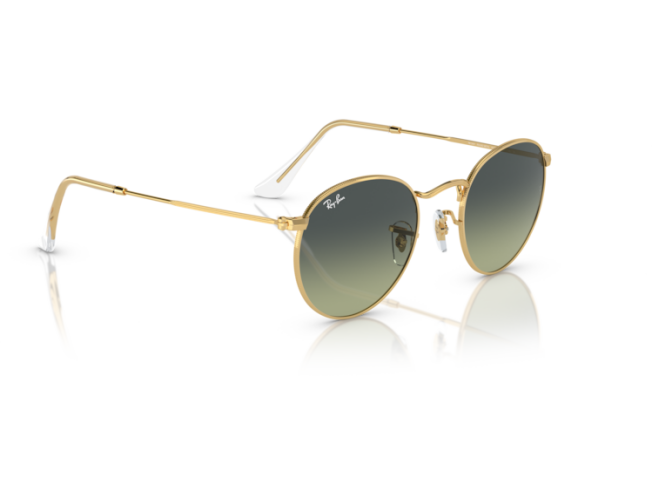 Päikeseprillid Ray-Ban Round Metal Gold Green Vintage S
