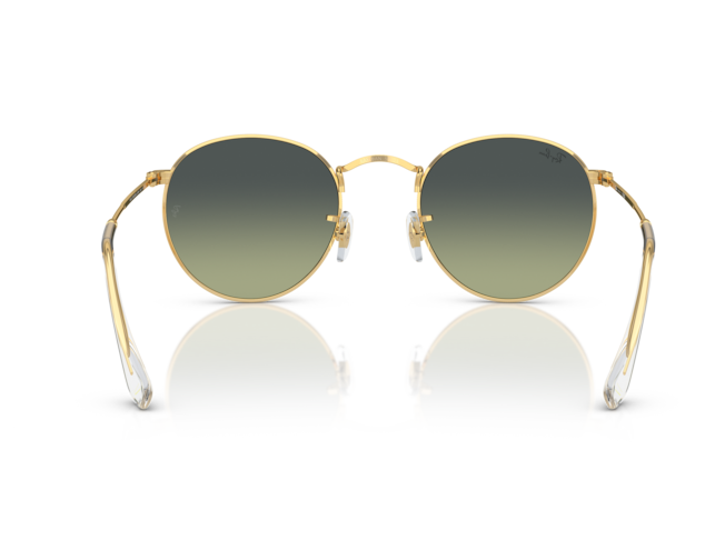 Päikeseprillid Ray-Ban Round Metal Gold Green Vintage S