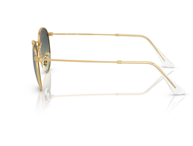 Päikeseprillid Ray-Ban Round Metal Gold Green Vintage S