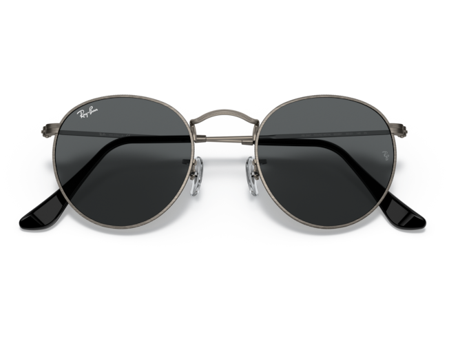 Päikeseprillid Ray-Ban Round Metal Gunmetal Dark Grey L