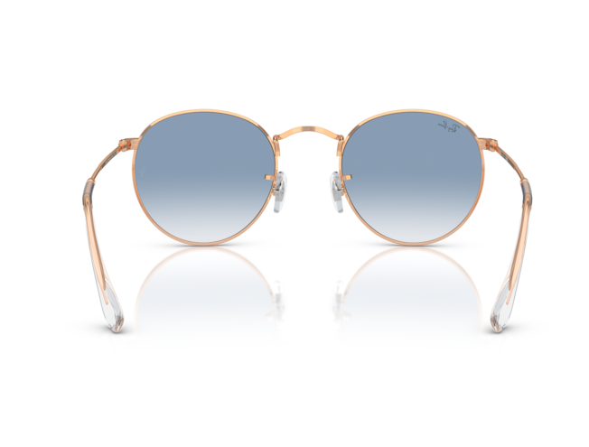 P&auml;ikeseprillid Ray-Ban Round Metal Rose Gold Clear & Blue L