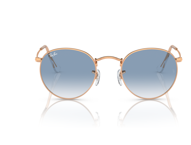 P&auml;ikeseprillid Ray-Ban Round Metal Rose Gold Clear & Blue L