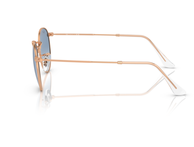 P&auml;ikeseprillid Ray-Ban Round Metal Rose Gold Clear & Blue XS