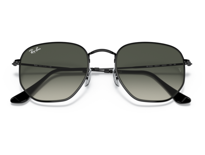P&auml;ikeseprillid Ray-Ban Hexagonal Black Grey Gradient M