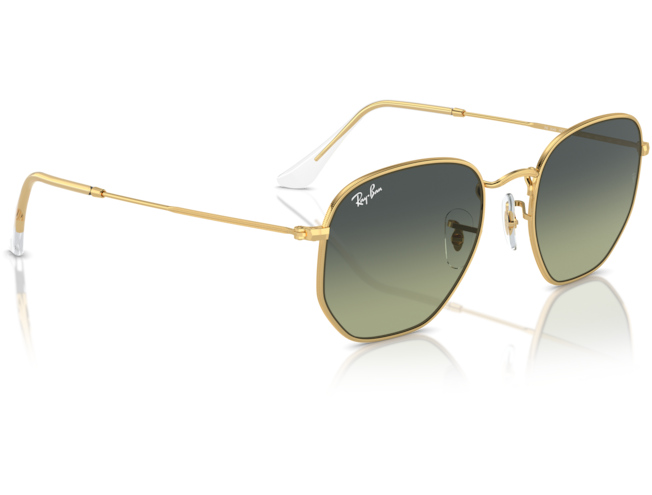 P&auml;ikeseprillid Ray-Ban Hexagonal Gold Green Vintage M