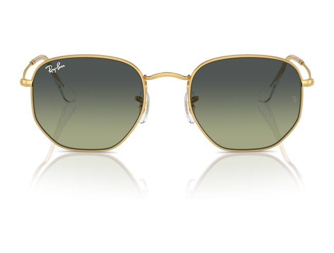 P&auml;ikeseprillid Ray-Ban Hexagonal Gold Green Vintage M
