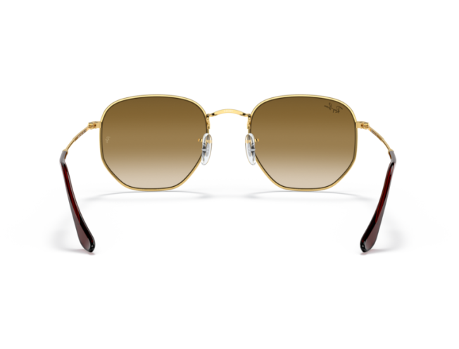 P&auml;ikeseprillid Ray-Ban Hexagonal Gold Light Brown Gradient XL