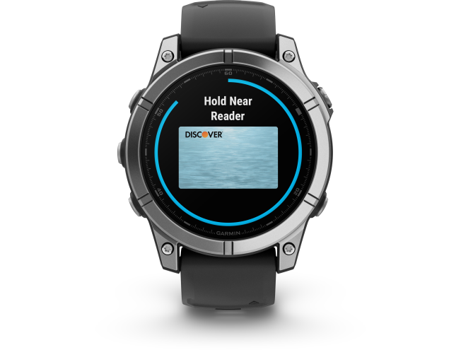 Spordikell Garmin fenix E 47mm AMOLED Stainless Steel Black Band