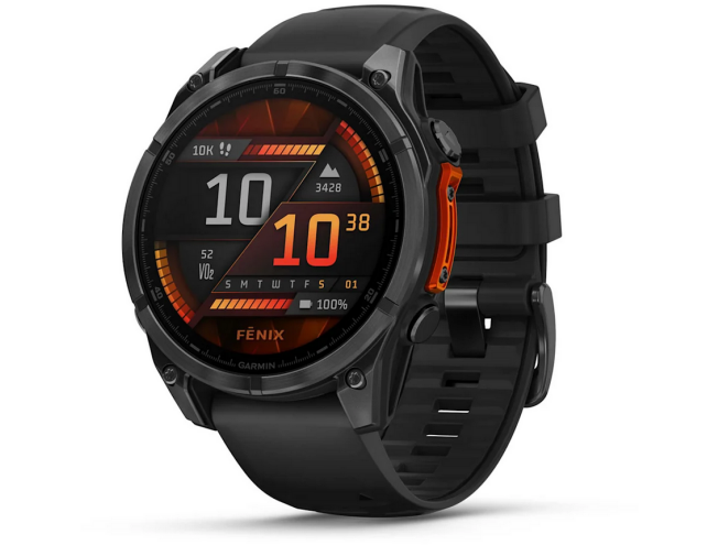 Spordikell Garmin fenix 8 47mm AMOLED Slate Gray with Black Titanium Band
