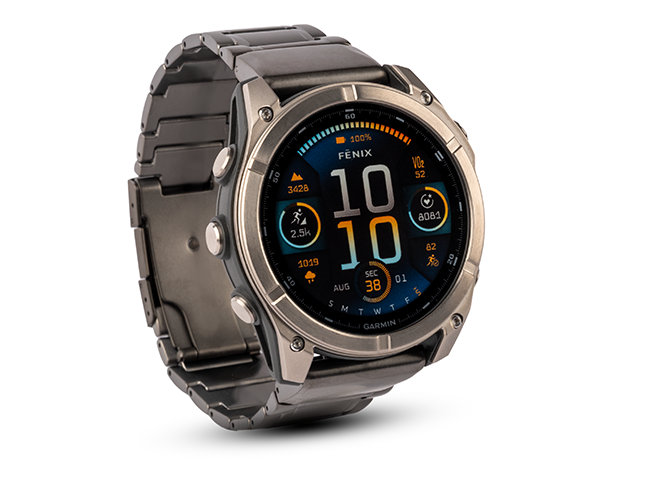 Spordikell Garmin fenix 8 51mm AMOLED Sapphire Titanium Orange with Gray Titanium Band