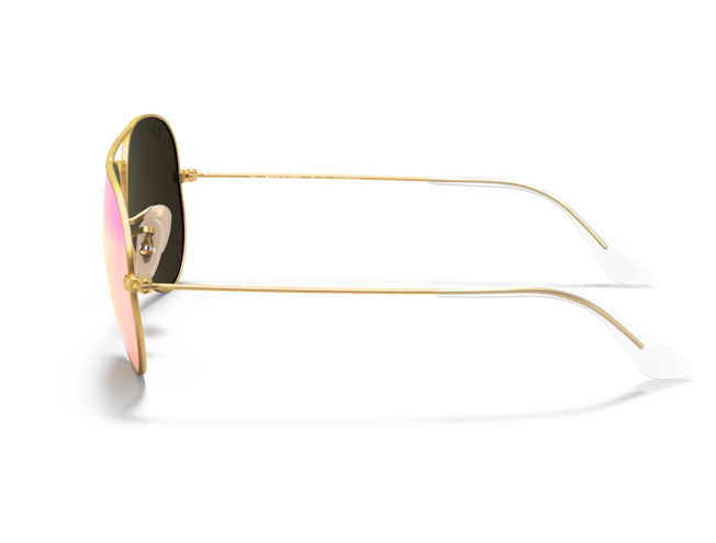P&auml;ikeseprillid Ray-Ban Aviator Large Metal Gold Cyclamen Flash XL