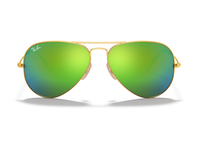 P&auml;ikeseprillid Ray-Ban Aviator Large Metal Gold Green Flash XL