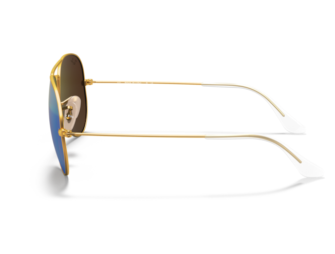 P&auml;ikeseprillid Ray-Ban Aviator Large Metal Gold Green Flash XL