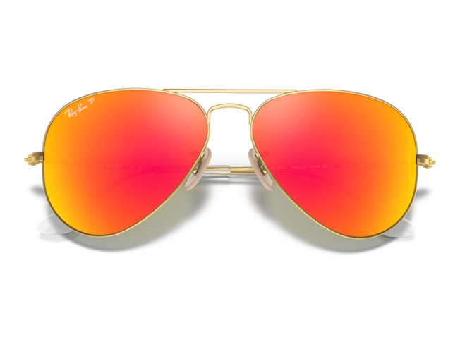 P&auml;ikeseprillid Ray-Ban Aviator Large Metal Gold Orange Flash XL