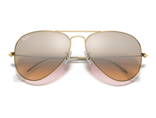 P&auml;ikeseprillid Ray-Ban Aviator Large Metal Gold Silver/Pink M