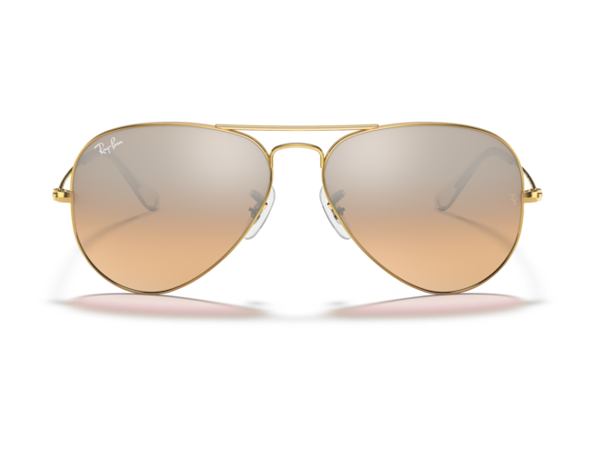 P&auml;ikeseprillid Ray-Ban Aviator Large Metal Gold Silver/Pink M