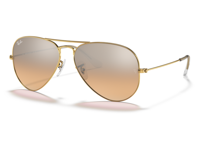 P&auml;ikeseprillid Ray-Ban Aviator Large Metal Gold Silver/Pink M