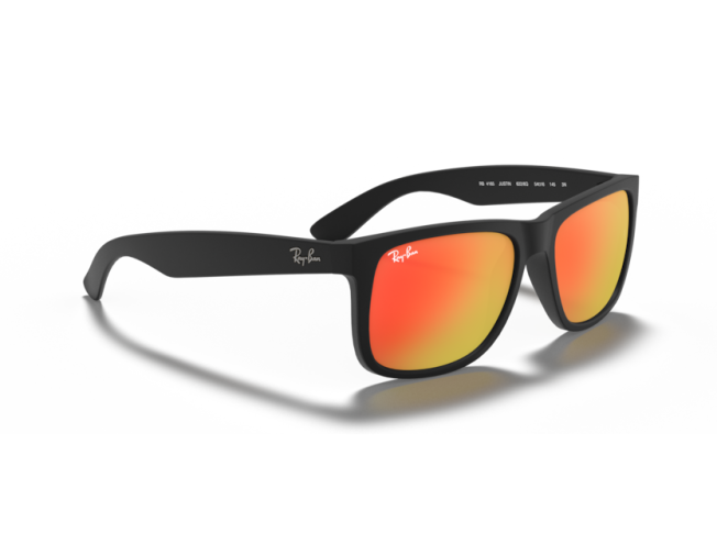 P&auml;ikeseprillid Ray-Ban Justin Black Red Mirror S