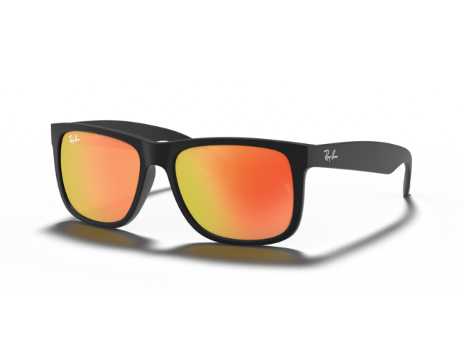 P&auml;ikeseprillid Ray-Ban Justin Black Red Mirror S