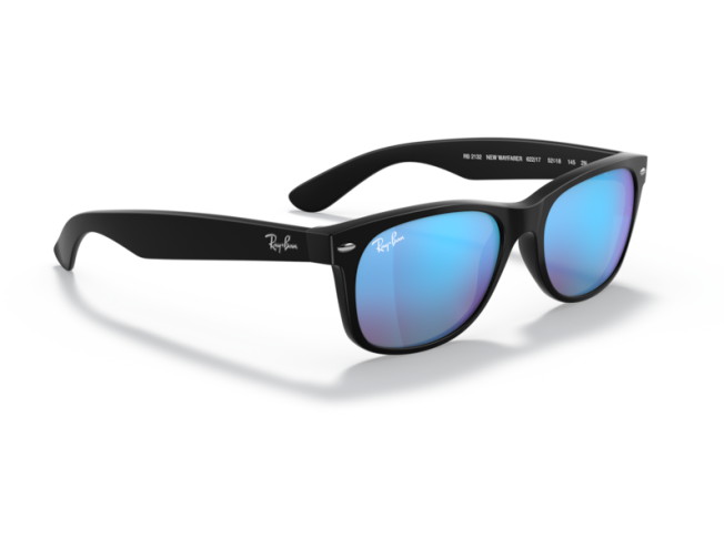 P&auml;ikeseprillid Ray-Ban New Wayfarer Black Blue Flash M