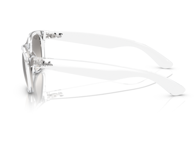 P&auml;ikeseprillid Ray-Ban New Wayfarer Transparent Clear Grey M