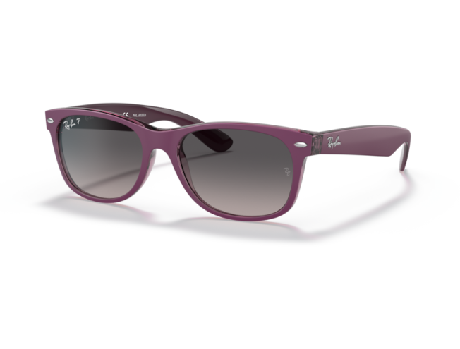 P&auml;ikeseprillid Ray-Ban New Wayfarer Violet on Transparent Violet Grey M