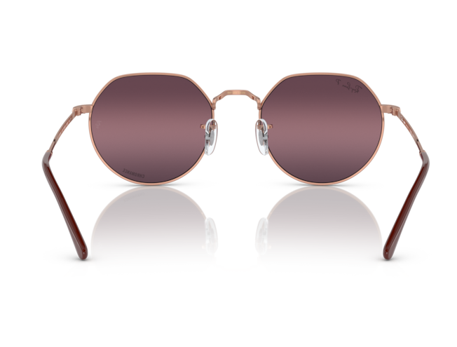 P&auml;ikeseprillid Ray-Ban Jack Rose Gold Gold/Red L