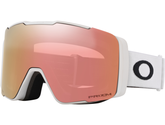 M&auml;eprillid OAKLEY Line Miner Pro M Matte White Prizm Snow Rose Gold Iridium + Prizm Iced