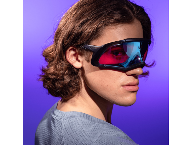 P&auml;ikeseprillid OAKLEY Flex Scape Matte Grey Smoke Prizm Snow Sapphire