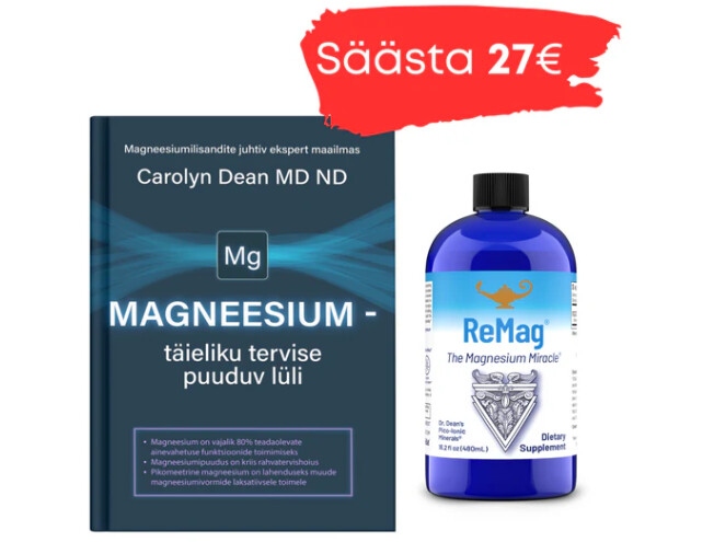 ReMag 480ml + magneesiumi raamat