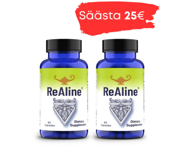 2 x ReAline B-vitamiini kompleks, 2x60 kapslit