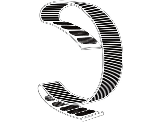 Nailonrihmad fenix seeriale 26mm must