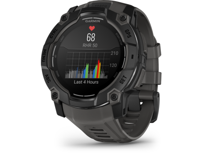 Seikluskell Garmin Instinct 3 50mm AMOLED Must