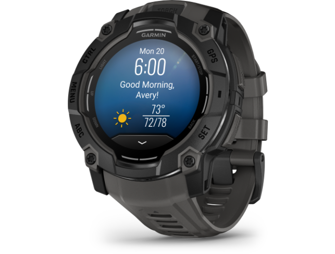 Seikluskell Garmin Instinct 3 50mm AMOLED Must