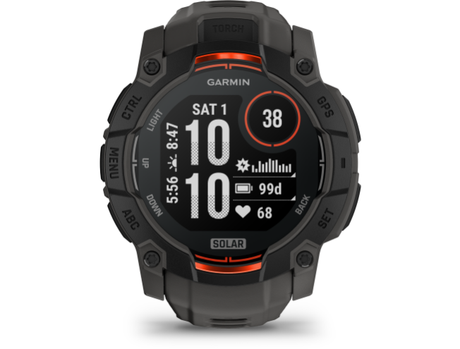 Seikluskell Garmin Instinct 3 50mm Solar Must