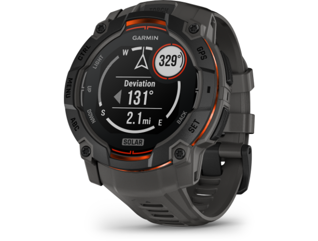 Seikluskell Garmin Instinct 3 50mm Solar Must