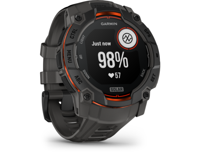 Seikluskell Garmin Instinct 3 50mm Solar Must