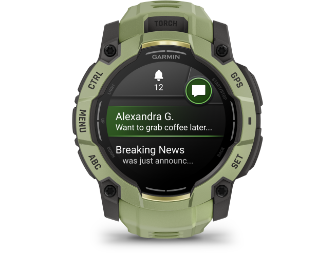 Seikluskell Garmin Instinct 3 50mm AMOLED Fern Green with Fern Green Band