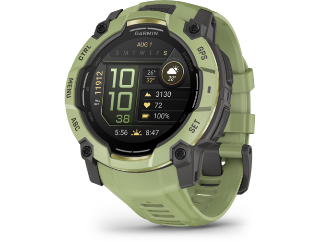 Seikluskell Garmin Instinct 3 50mm AMOLED Fern Green with Fern Green Band