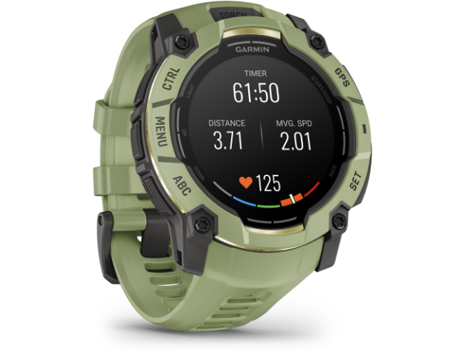 Seikluskell Garmin Instinct 3 50mm AMOLED Fern Green with Fern Green Band