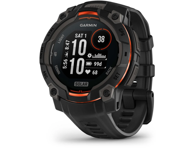 Seikluskell Garmin Instinct 3 45mm Solar Must